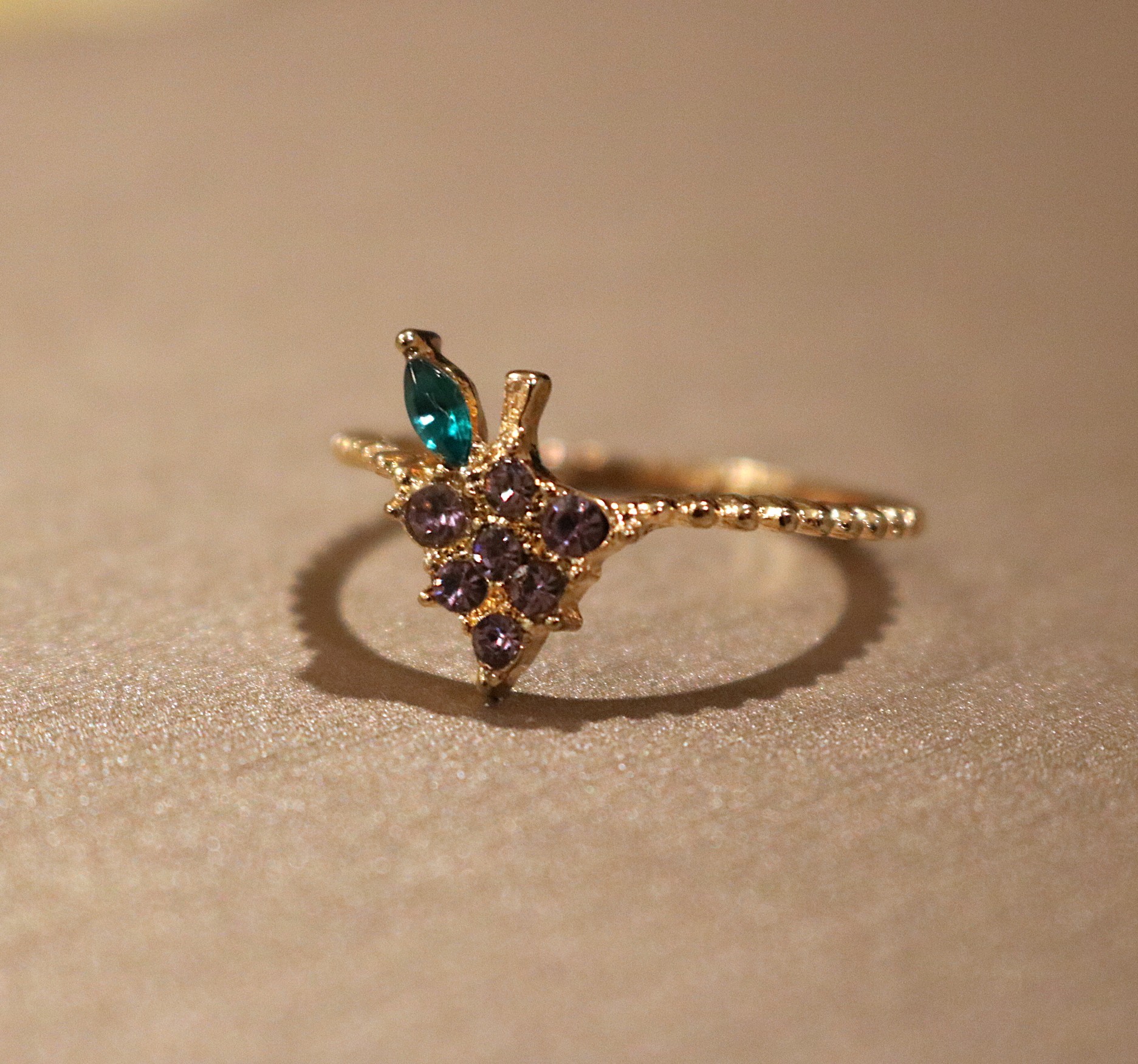 Grape Fashion Ring