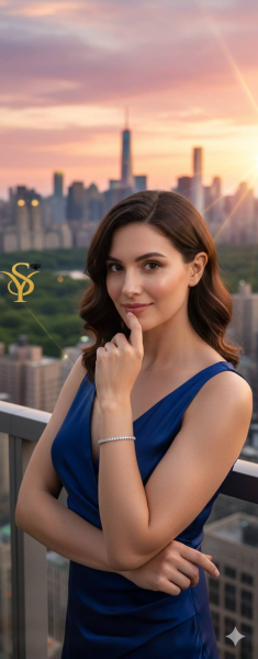 7.00 CT Lab-Grown Diamond Tennis Bracelet – 14K White Gold